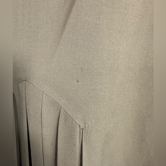 Vintage Sheldon 100% wool brown midi a-line skirt size 14 - Picture 4 of 12